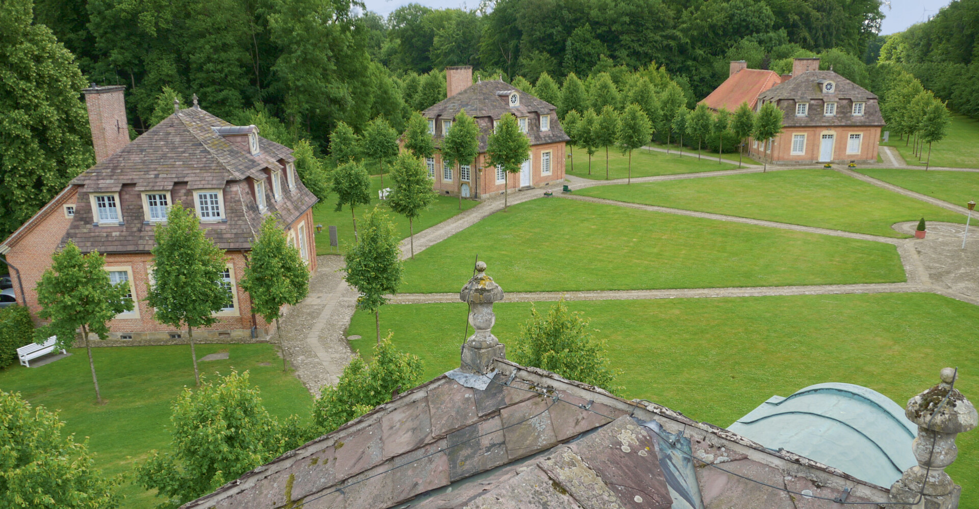 Blick auf die Schlossanlage